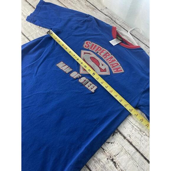 Vintage Superman DC Comics official 2004 T-Shirt Blue Sz xL - Picture 6 of 6